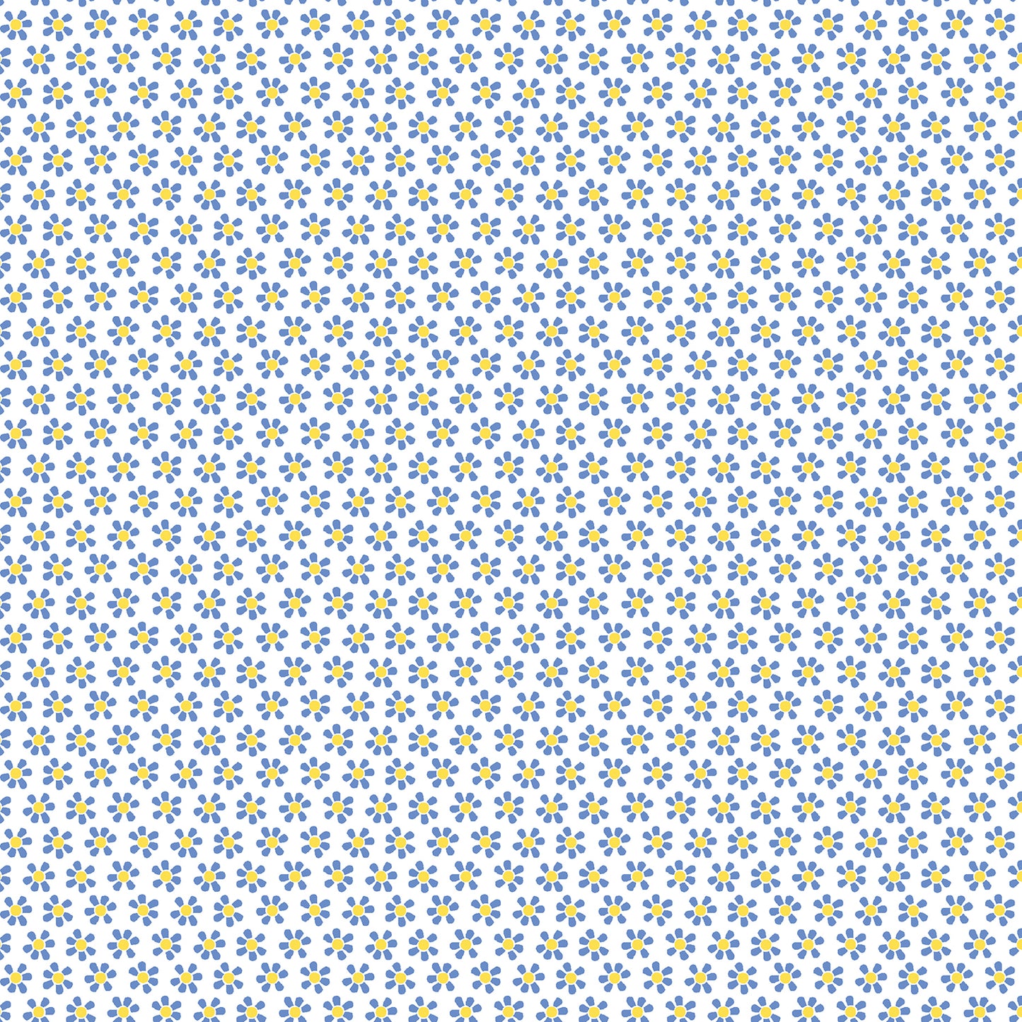 Mini Daisy - White/Blue (13385-53)