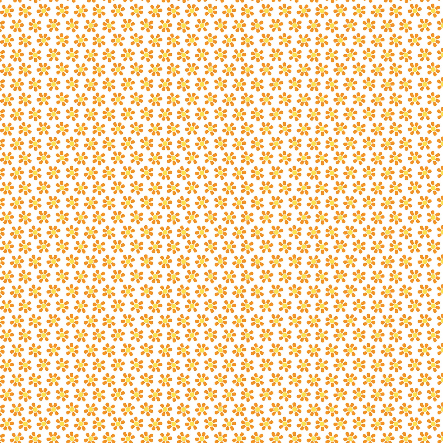 Mini Daisy - White/Orange (13385-36)