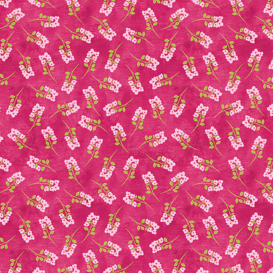 Sprigs - Hot Pink (13382-23)