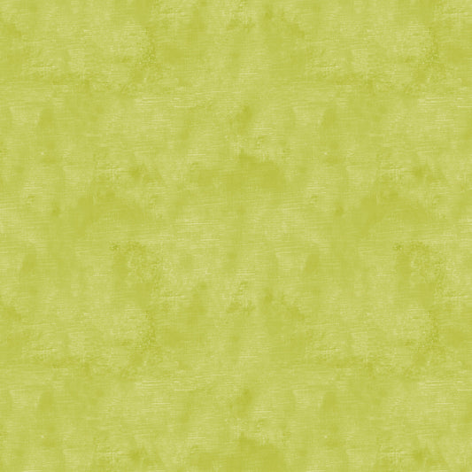 Chalk Texture 9488-40 is a lime green cotton fabric with a mottled tone on tone texture with lightly brushed markings.
