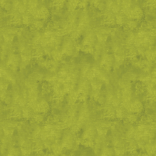 Chalk Texture 9488-42 is a citron green cotton fabric with a mottled tone on tone texture with lightly brushed markings.