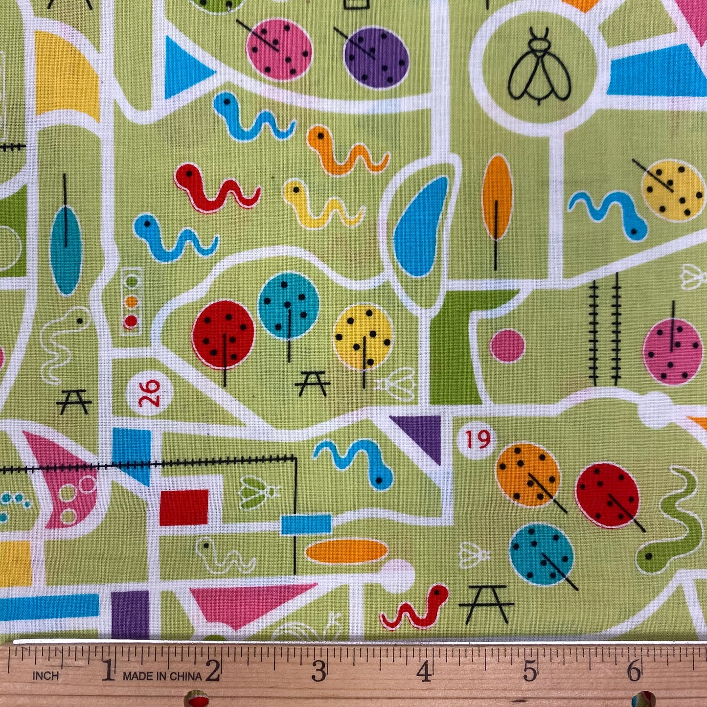 Bug City Map - Green
