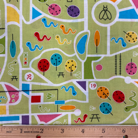 Bug City Map - Green