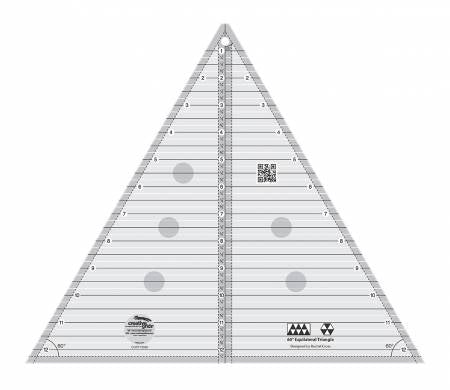 60 degree Triangle Ruler 12-1/2in Ruler (CGRT12560)