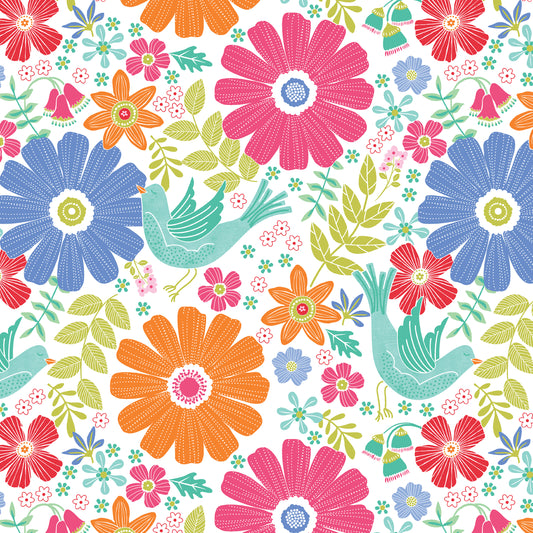Chalk Happy Garden - White (13379-09)