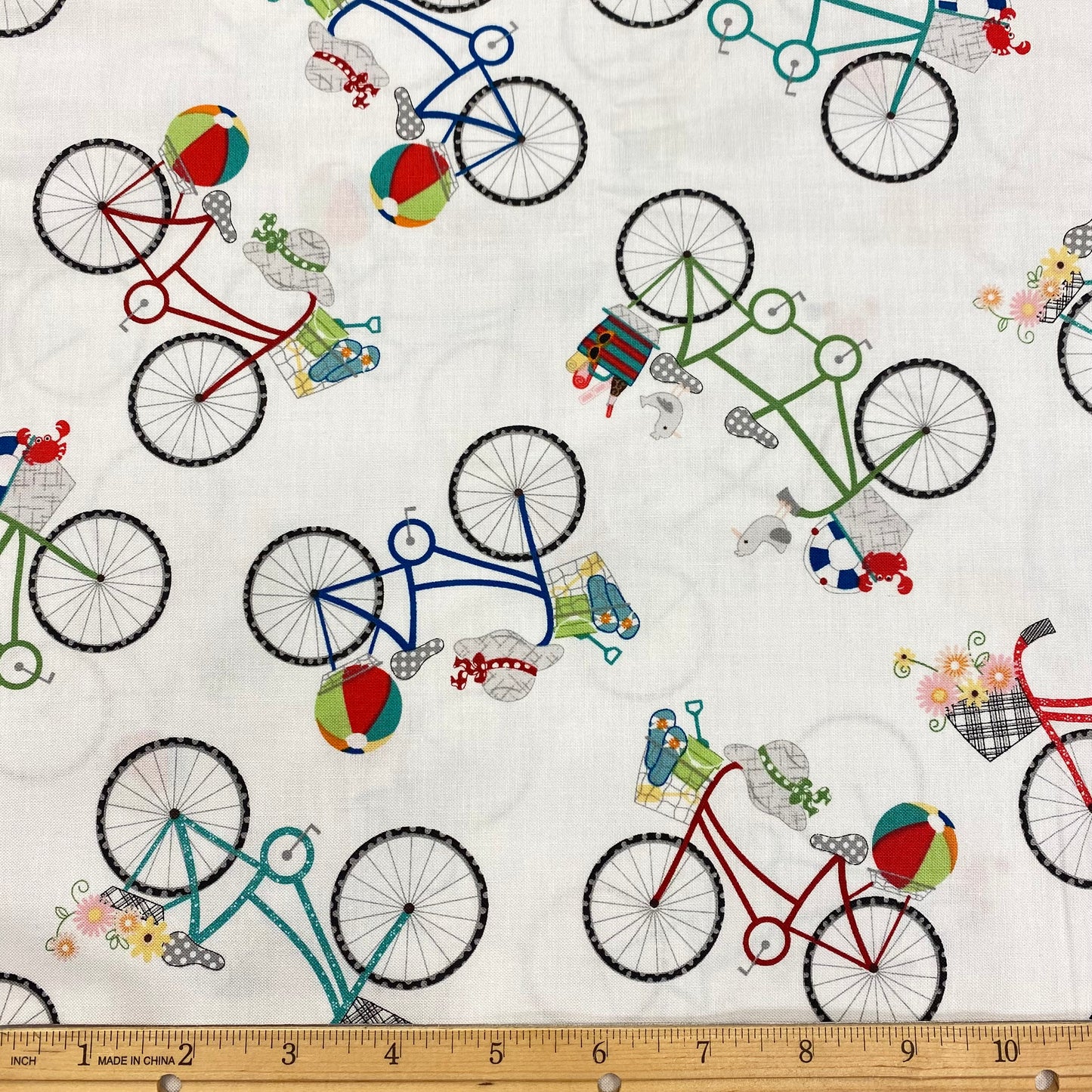 Bicycles on white - Vintage Boardwalk