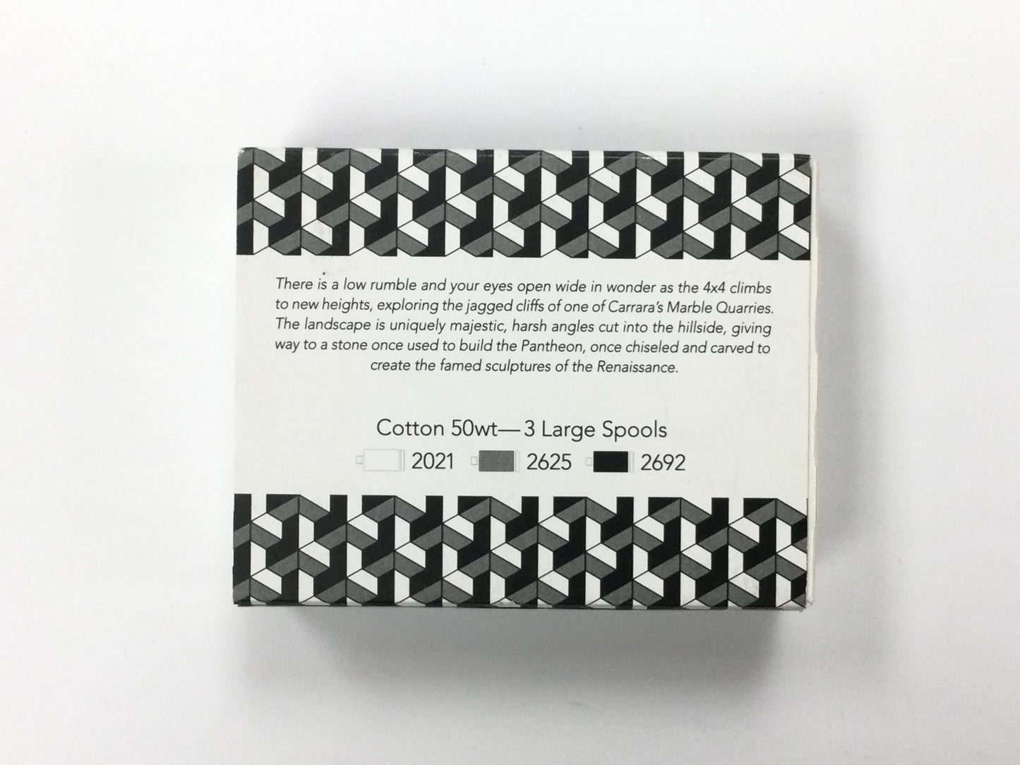 Aurifil Color Builder - Carrara Black/White