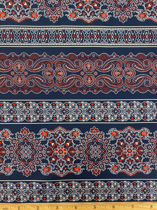 Navy Bandana Sash