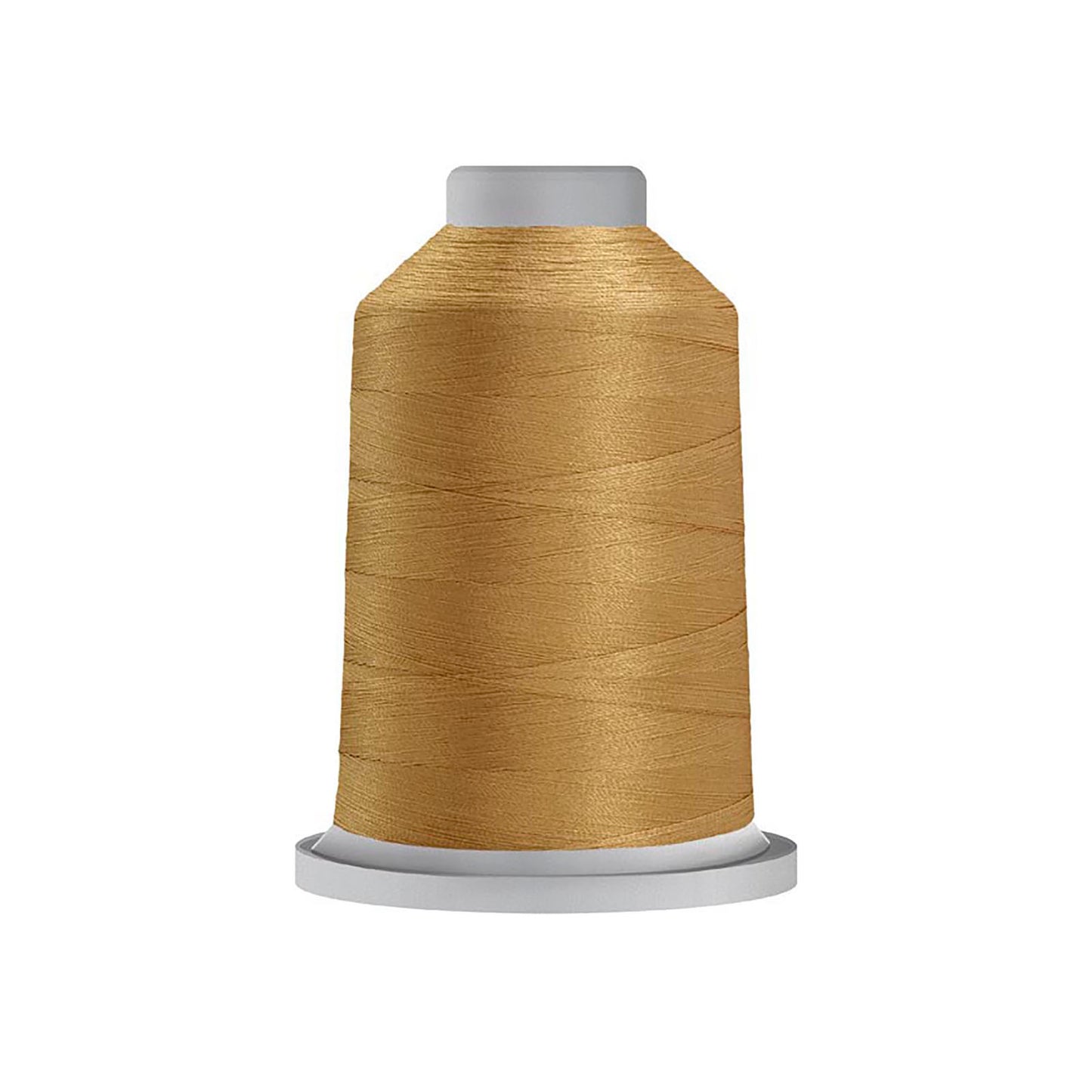 Glide thread spool in Military Gold, which is a light gold color with sheen