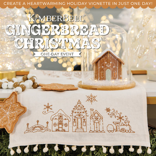 Gingerbread Christmas One-Day Machine Embroidery Event