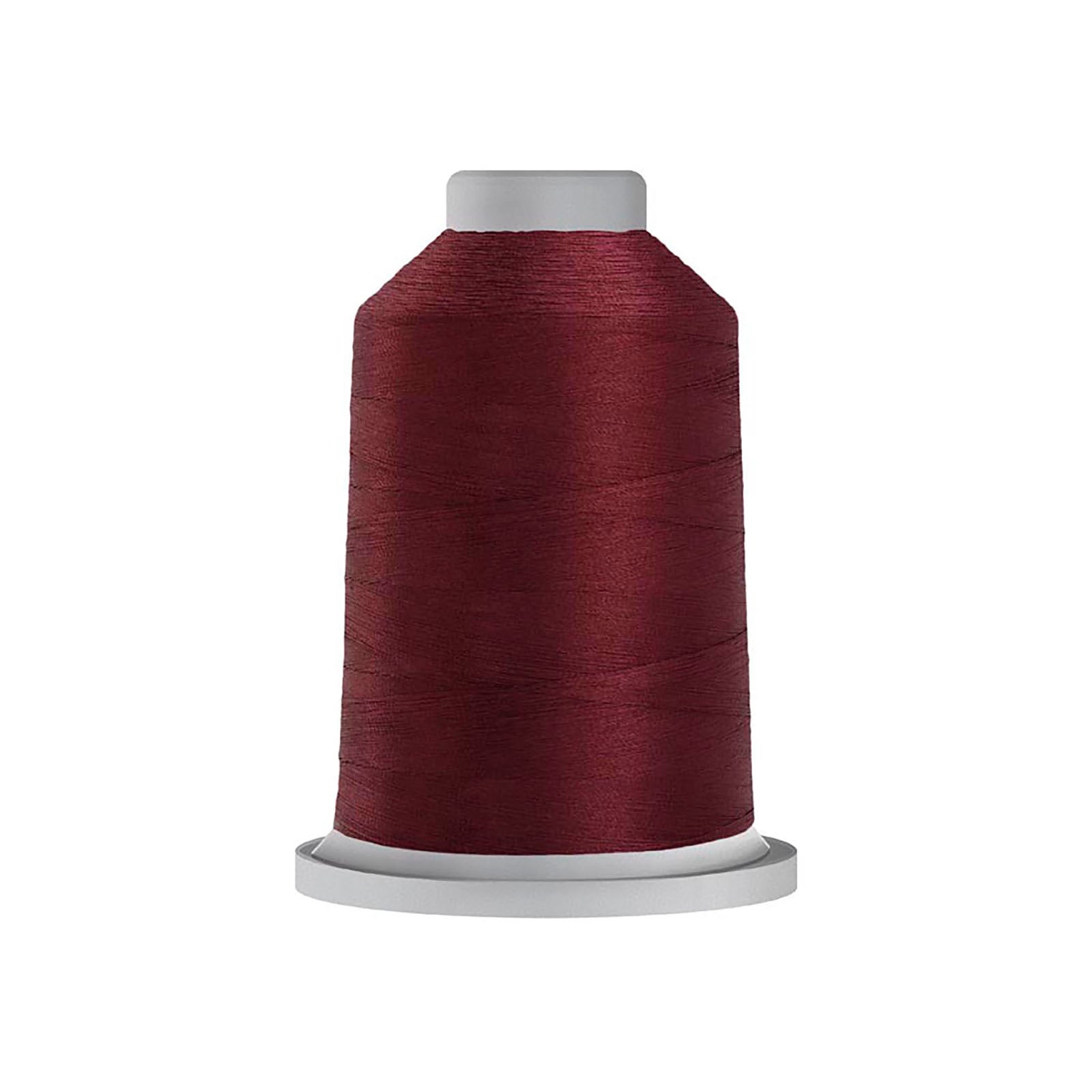 Glide 40 wt. Trilobal polyester thread by Fil-Tec offers superior coverage in each 1,100 yard mini spool. Maroon (70209) is a rich maroon. Stitcher's Joy