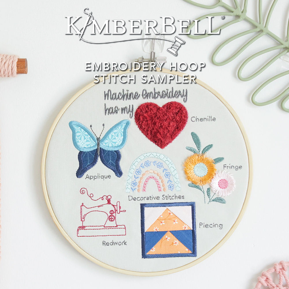 Embroidery Hoop Stitch Sampler - Kimberbell Digital Dealer Exclusives