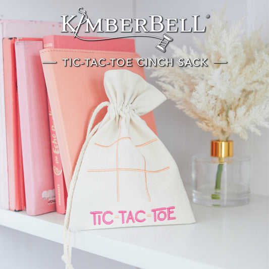 Tic-Tac-Toe Cinch Sack - Kimberbell Digital Dealer Exclusives