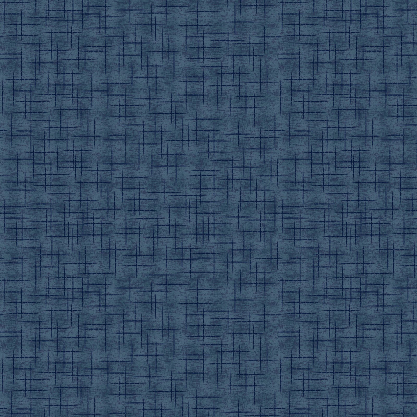 Linen texture in navy is part of the Kimberbell Basics line designed by Kimberbell for Maywood Studio. This fabric features navy tone on tone linen texture, making it the perfect blender to use in any quilting project. The photo is a swatch that shows the detail of the tone on tone hash mark detail.