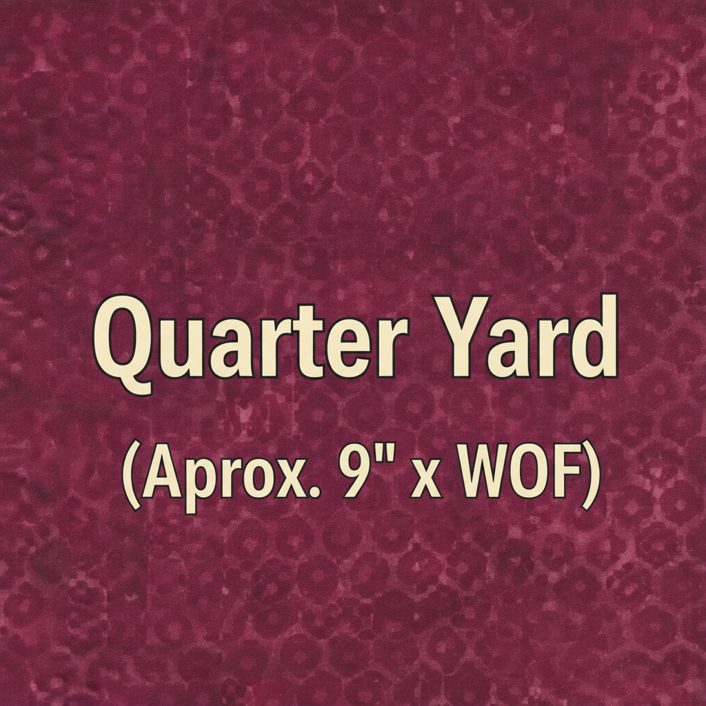 Batik Textiles Honeycomb Cranberry (5560) — Quarter Yard (Approx. 9" x WOF)