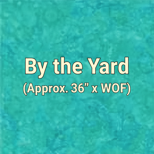 Batik Textiles Watercolor Turquoise (5562) — By the Yard (Approx. 36" x WOF)