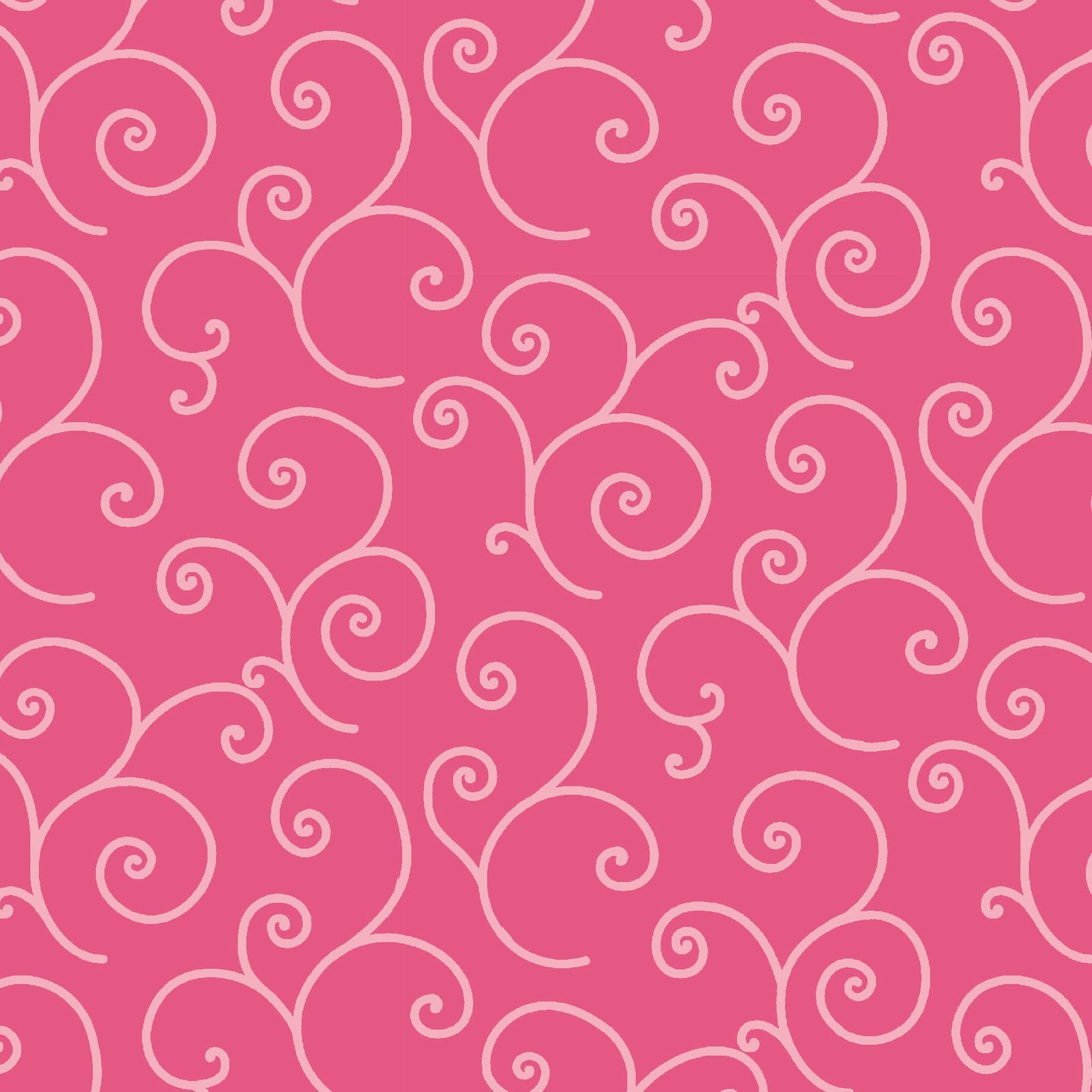 Scroll Pink on Pink (MAS8243-PP) is part of the Kimberbell Basics line designed by Kim Christopherson for Maywood Studio. This fabric features pink tone on tone scroll, adding a whimsical touch that isn't overpowering in projects.