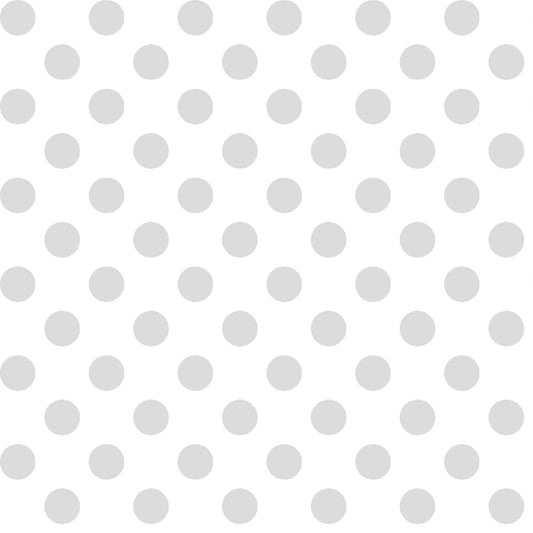 White on White Dots (MAS8216-WW) is part of the Kimberbell Basics line designed by Kim Christopherson for Maywood Studio. This fabric features large two-tone white dots in a symmetrical pattern. It is perfect for adding variety to any project and the pattern and color blend seamlessly with other Kimberbell Basic fabrics.