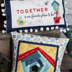 Bench Buddies is the petite pillow series designed by Kimberbell to beautifully match the popular Bench Pillow patterns. Bench Buddies: May, June, July, Aug (KD575) - From birdhouses and baskets to flowers and frogs, the second set capture the wonder of the year’s warmest months including blooming flowers, high flying kites, birdhouses, and patriotic holidays.
