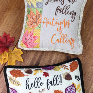 Bench Buddies is the petite pillow series designed by Kimberbell to beautifully match the popular Bench Pillow patterns. Bench Buddies: Sept, Oct, Nov, Dec (KD576) - From the splendor of autumn to the magic of Christmas, the final set welcomes a season of celebration including Autumn, Halloween, Thanksgiving, and Christmas.
