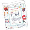 Fabric Backing Kit for Red, White & Bloom by Kimberbell (KIT-MASBACK-RWB) is a 1 1/2 yard piece of fabric cut from MAS9901-W of the Red, White & Bloom line of fabric by Maywood Studios. 